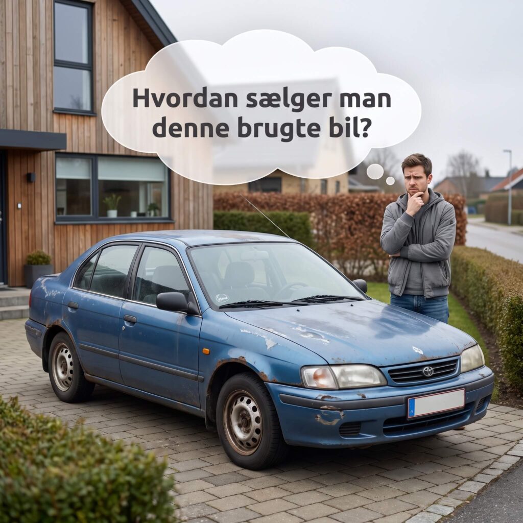Bilejer i tvivl om, hvordan han sælger sin brugte bil